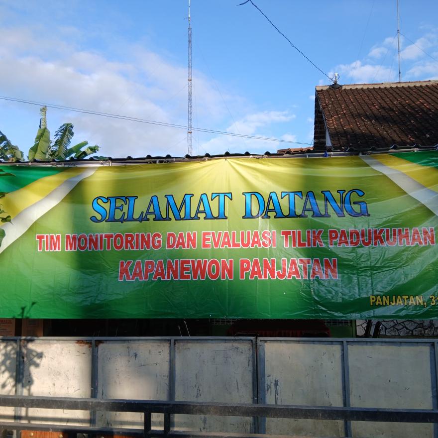 Kunjungan Monitoring dan Evaluasi oleh Tim Kapanewon Panjatan di Padukuhan Panjatan III, Kalurahan